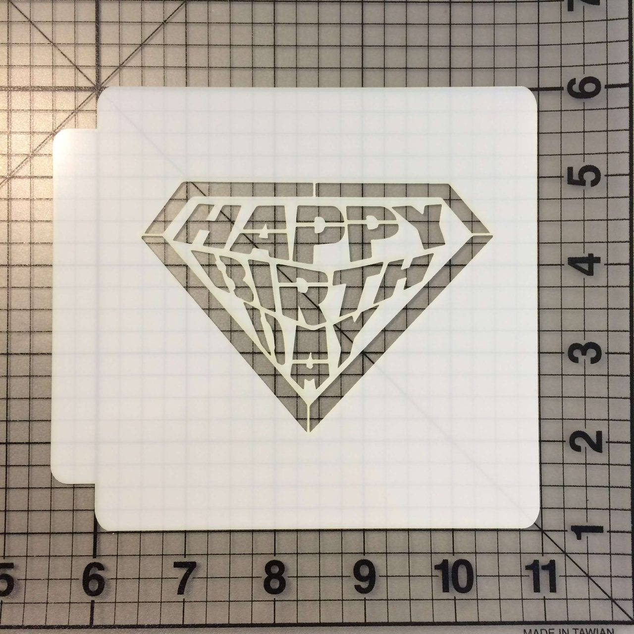 Happy Birthday Stencil 104