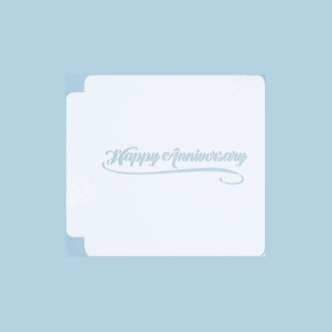 Happy Anniversary 783-B335 Stencil