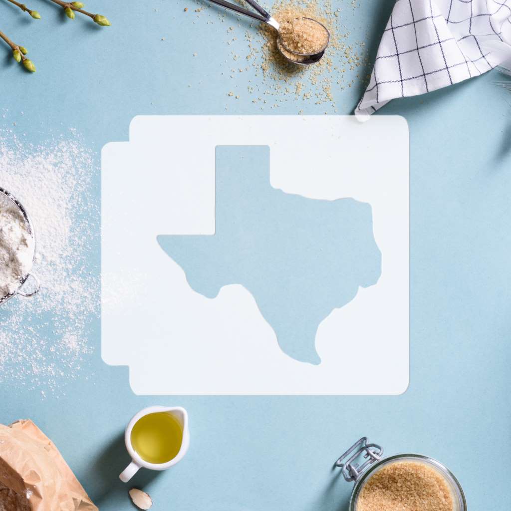 Texas State 783-534 Stencil Silhouette