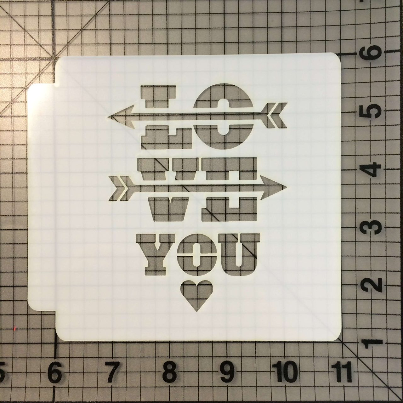 Love You Stencil 100