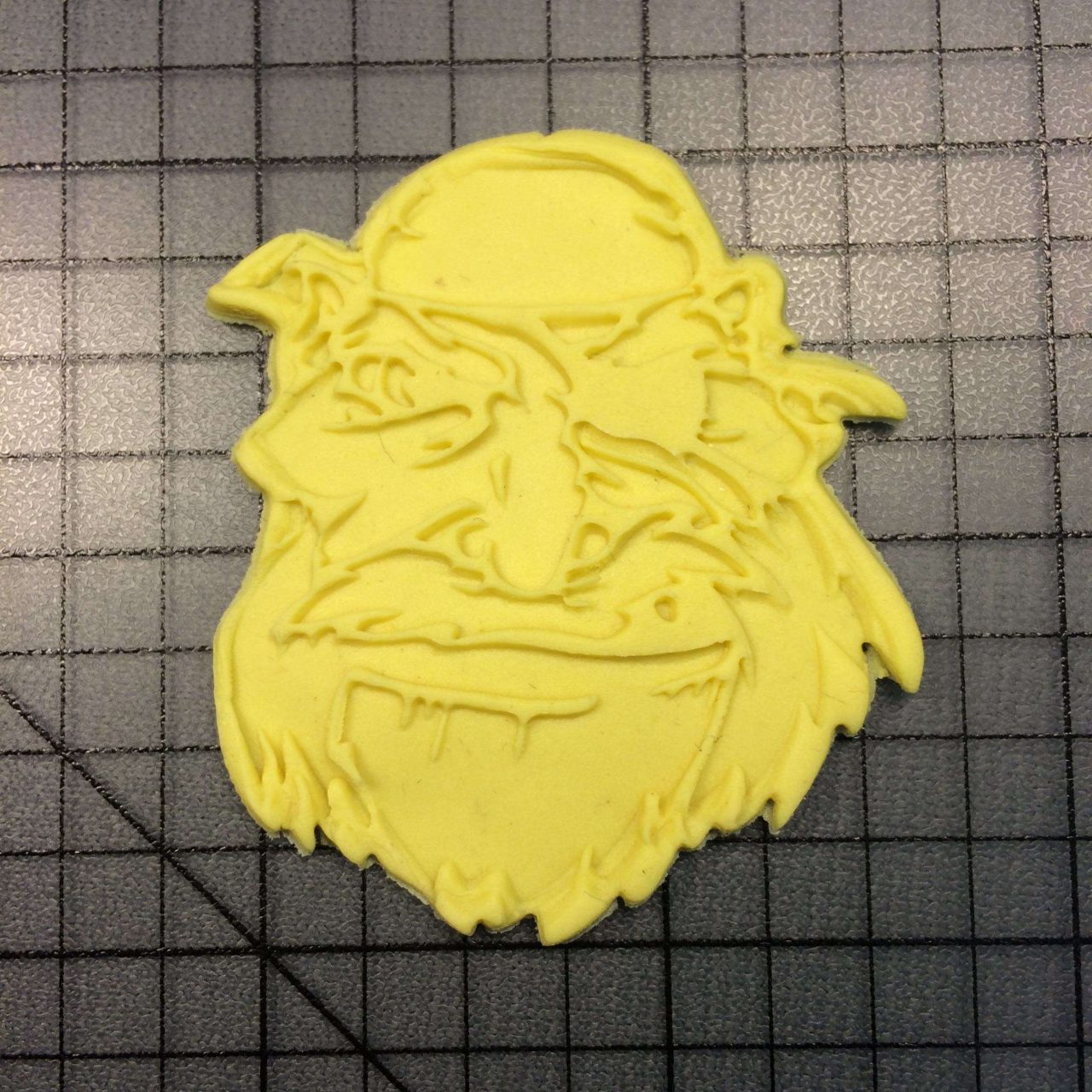 Pirate 100 Cookie Cutter and Stamp imprinted 2