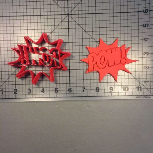 Pow! Sign 105 Cookie Cutter