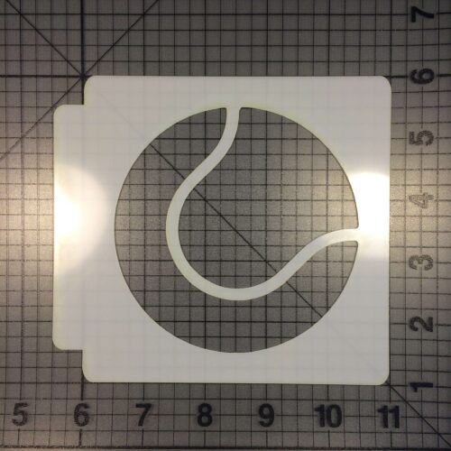 Tennis Ball Stencil 100