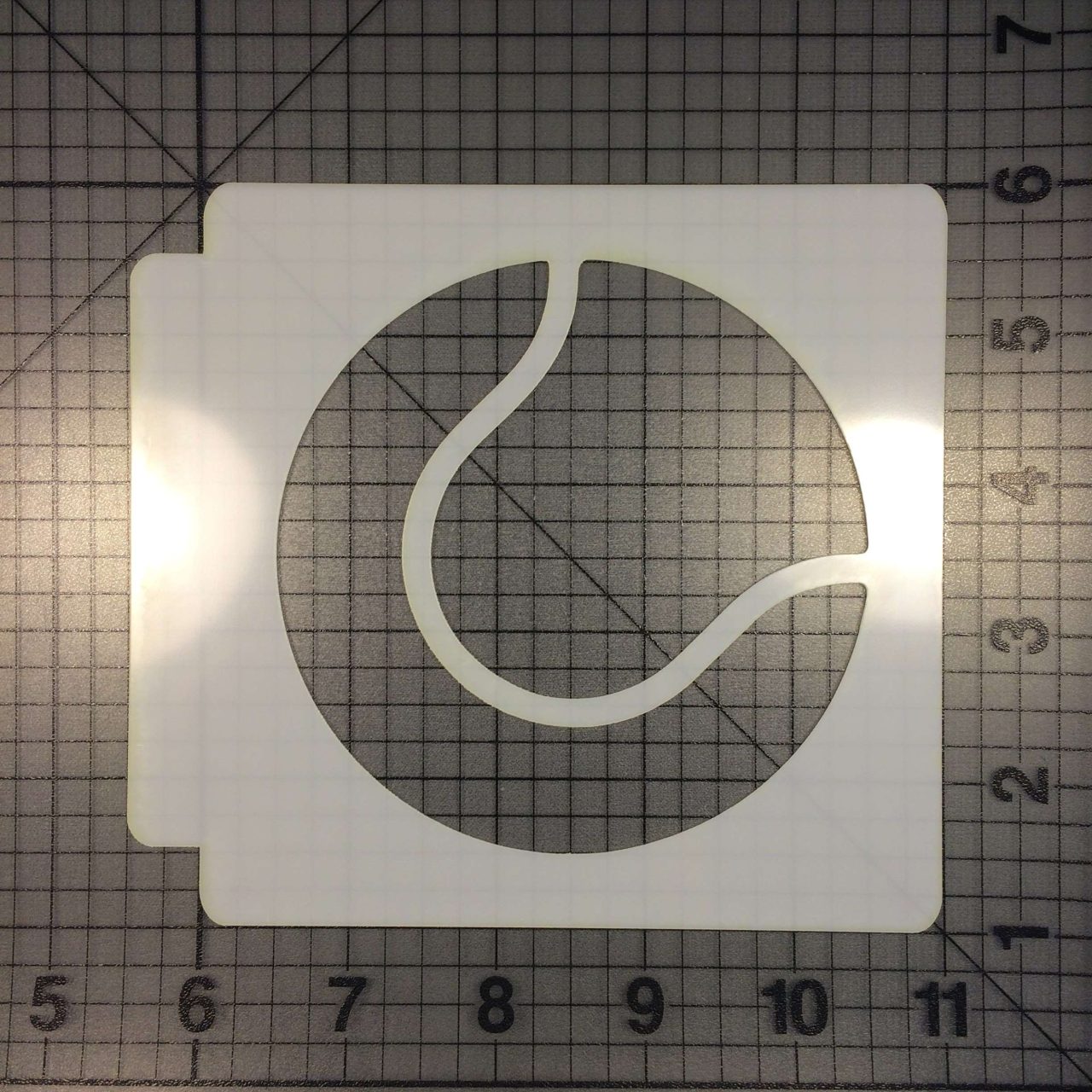 Tennis Ball Stencil 100