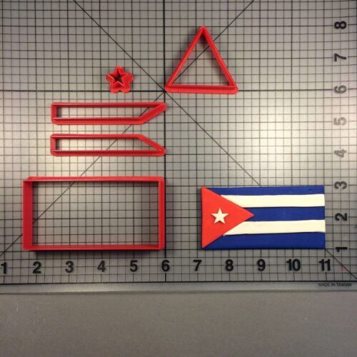 Cuban Flag 100 Cookie Cutter Set