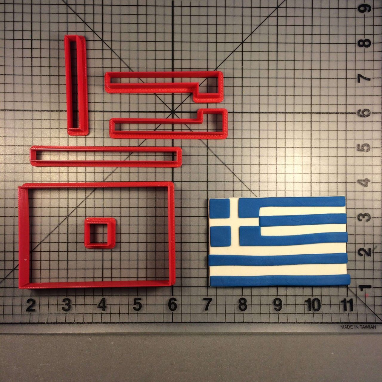 Greek Flag 100 Cookie Cutter Set