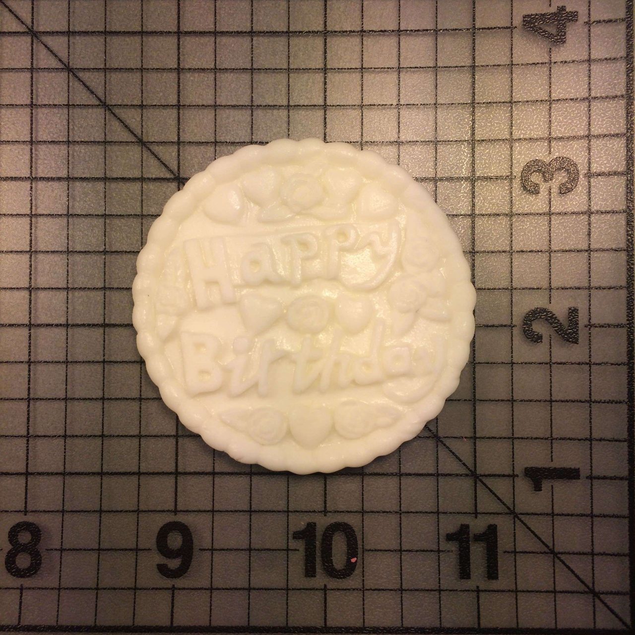 Happy Birthday 190 Silicone Mold