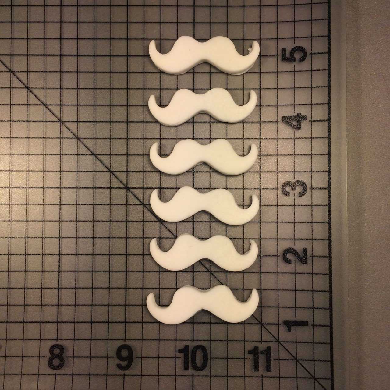 Mustache 528 Silicone Mold