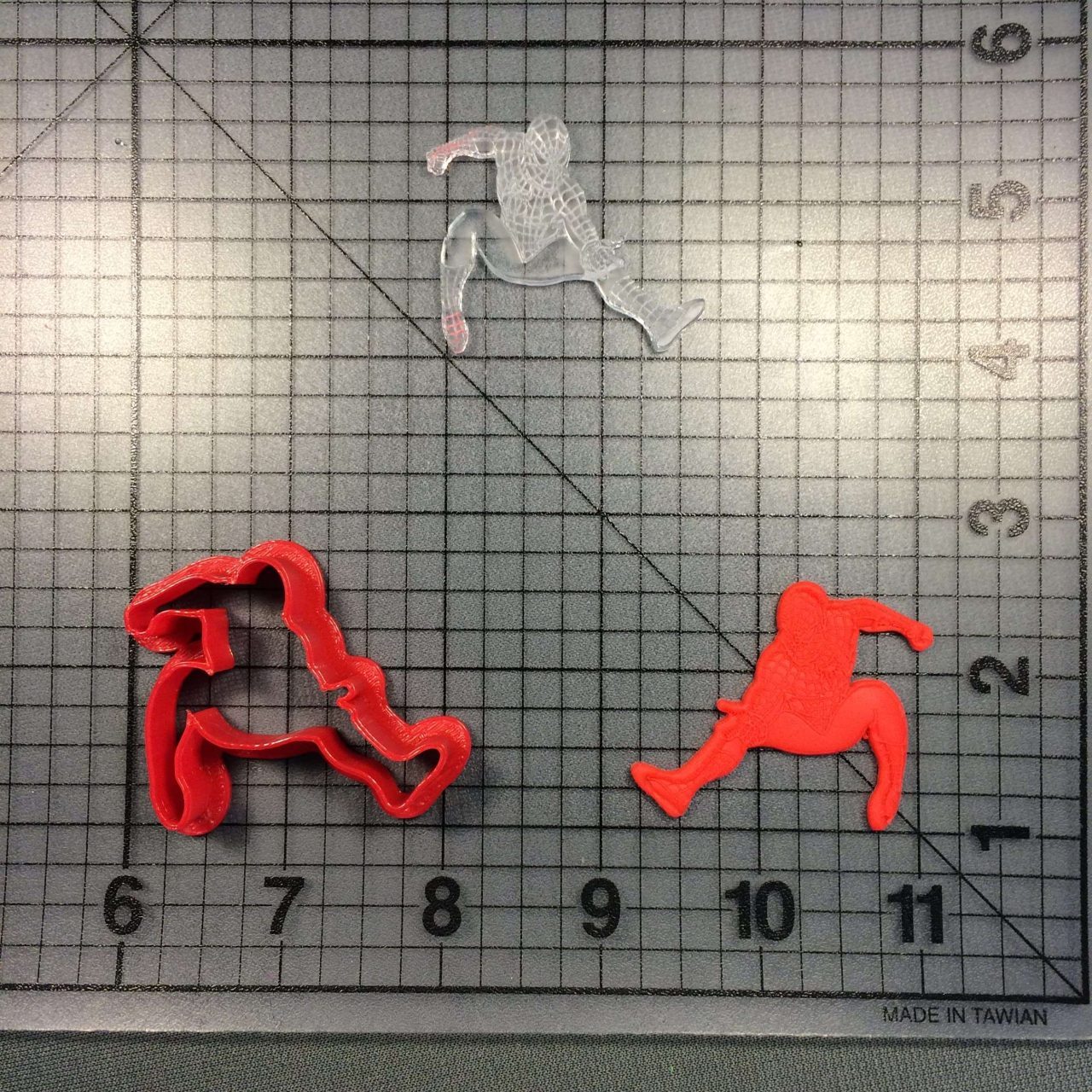Spiderman 101 Cookie Cutter and Stamp (imprinted 1)