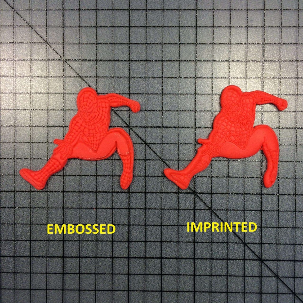 Spiderman 101 Cookie Cutter and Stamp written