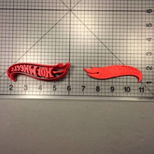 Hot Wheels Logo 101 Cookie Cutter