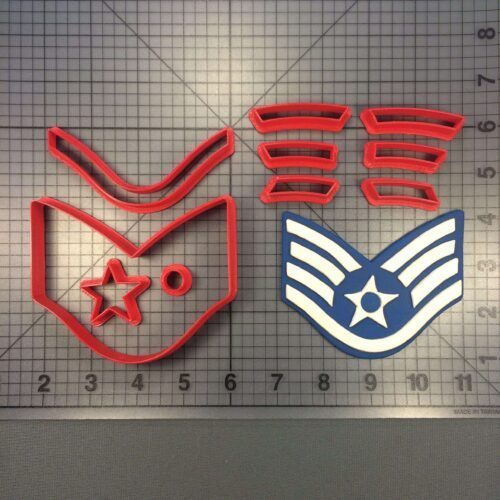 Air Force - Staff Sergeant 100 Cookie Cutter Set