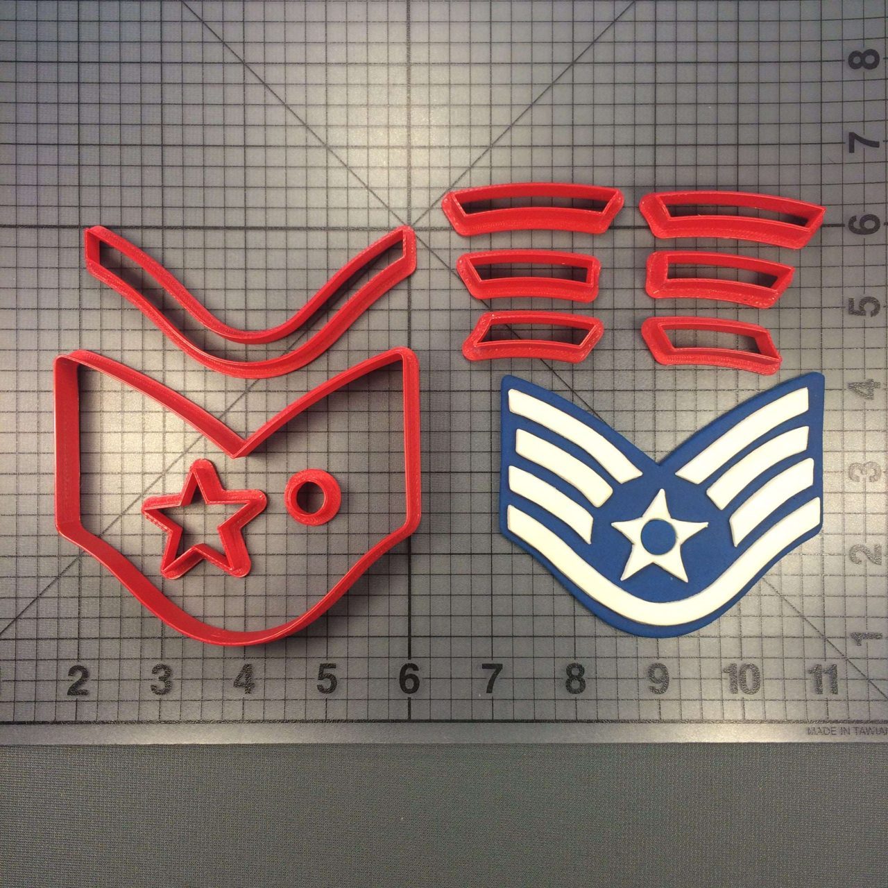Air Force - Staff Sergeant 100 Cookie Cutter Set