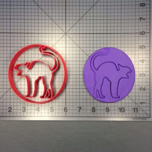 Cat Silhouette 101 Cookie Cutter
