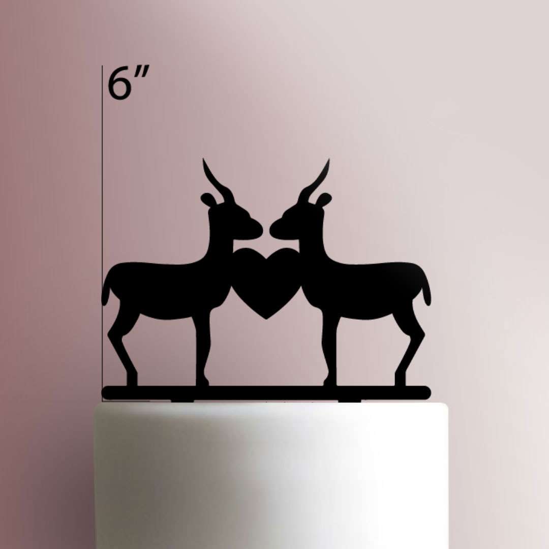 Gazelle Couple Cake Topper 100