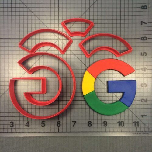 Google Logo 101 Cookie Cutter Set