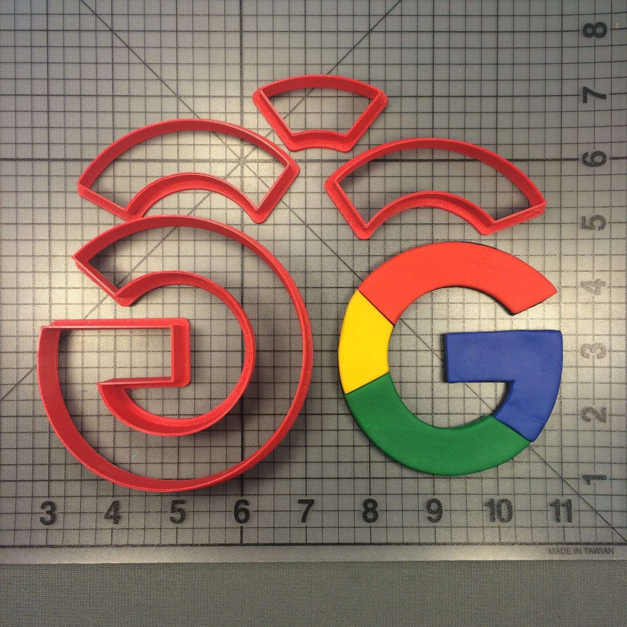 Google Logo 101 Cookie Cutter Set