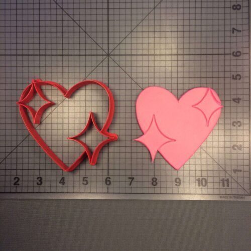 Heart Emoji 101 Cookie Cutter