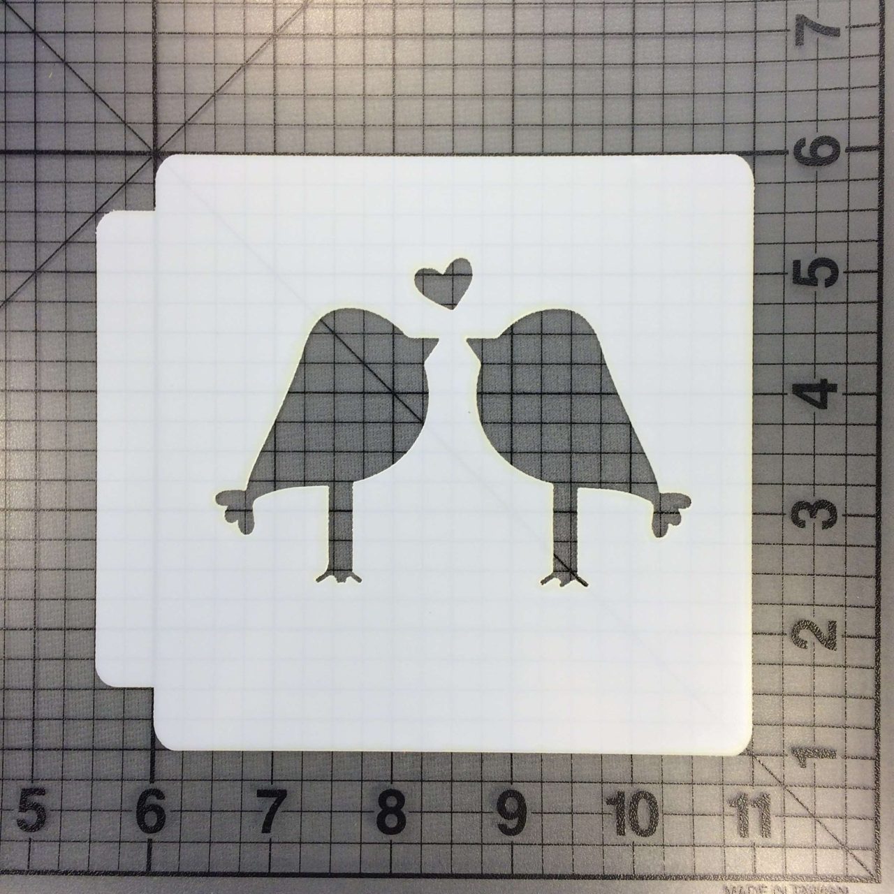 Love Bird Stencil 100