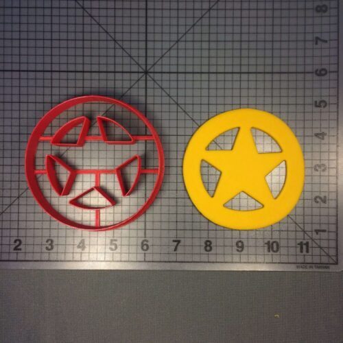 Sheriff Badge 101 Cookie Cutter