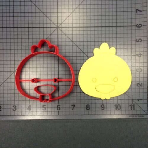 Chicken Face 101 Cookie Cutter