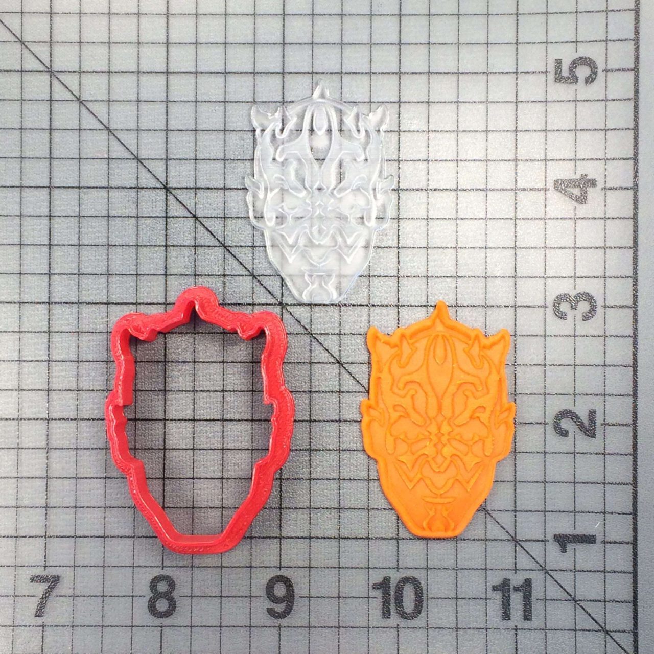 Darth Maul 100 Cookie Cutter and Stamp Imprinted (1)