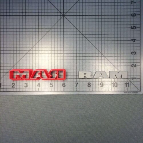 Dodge Ram Word 100 Cookie Cutter