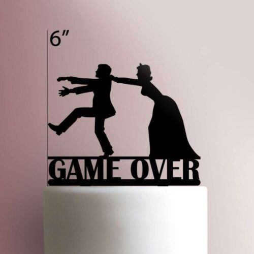 Game Over Cake Topper 100