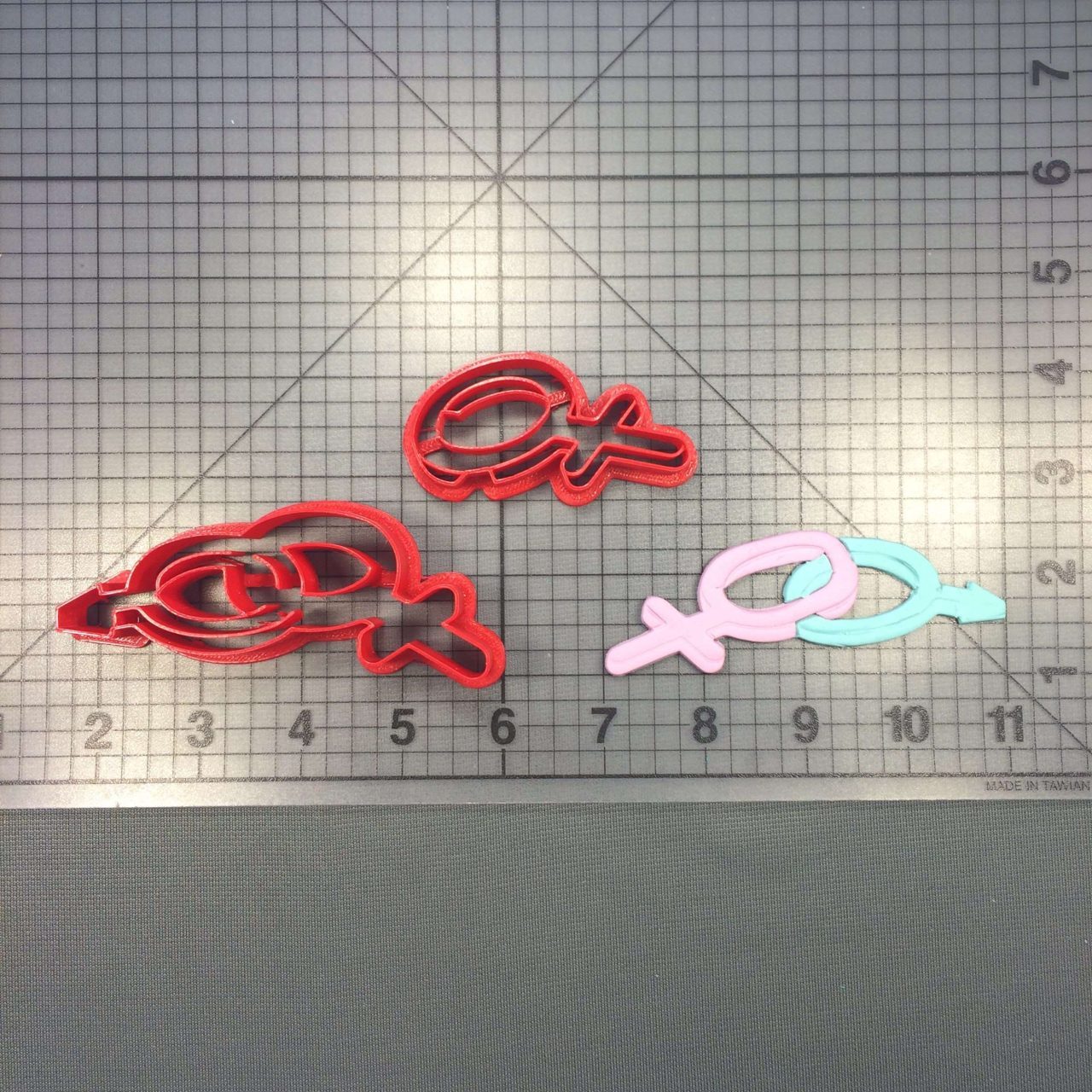 Male-Female Symbol 101 Cookie Cutter Set