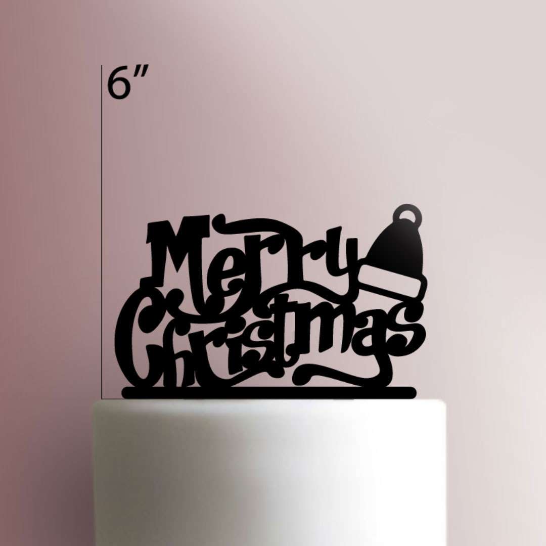 Merry Christmas Cake Topper 109