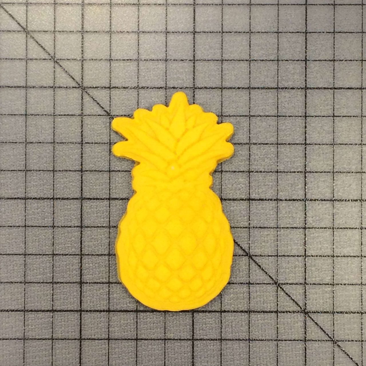Pineapple 100 Cookie Cutter and Stamp (embossed)