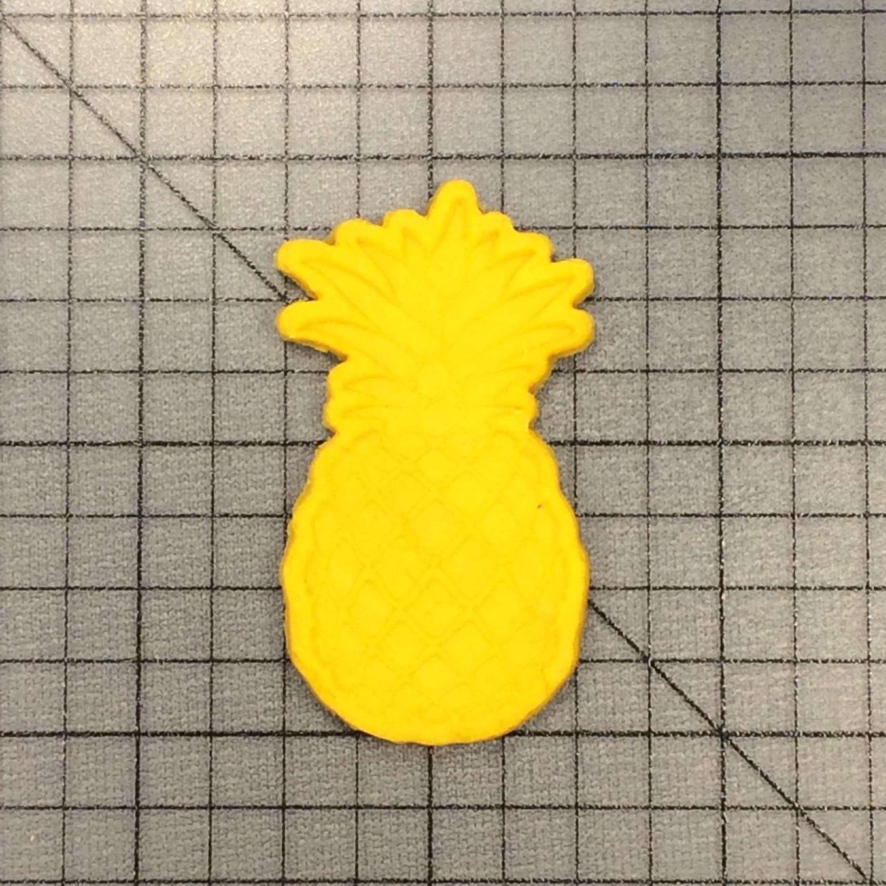 Pineapple 100 Cookie Cutter and Stamp (imprinted) (2)