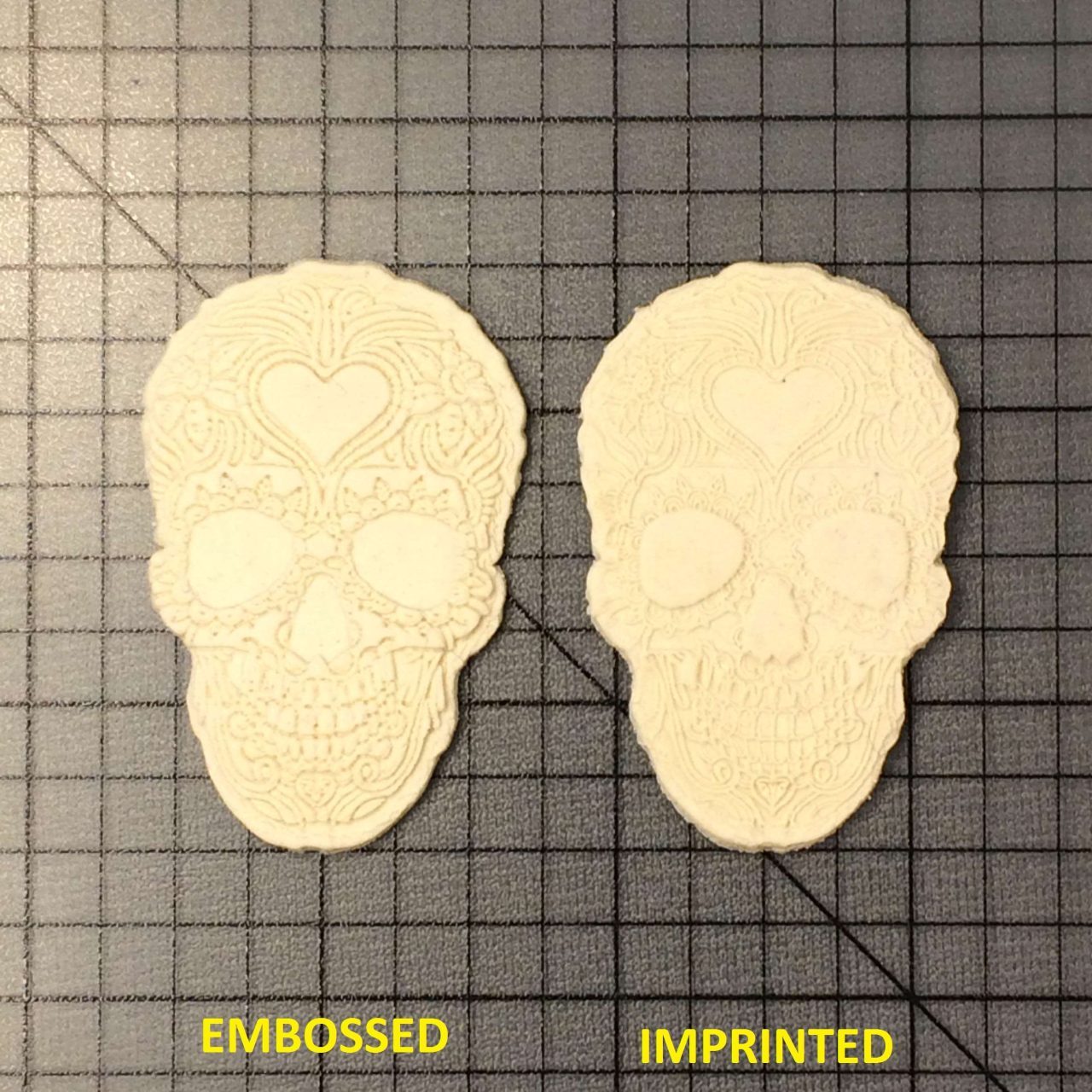 Skull 106 Cookie Cutter and Acrylic Stamp - Image 5