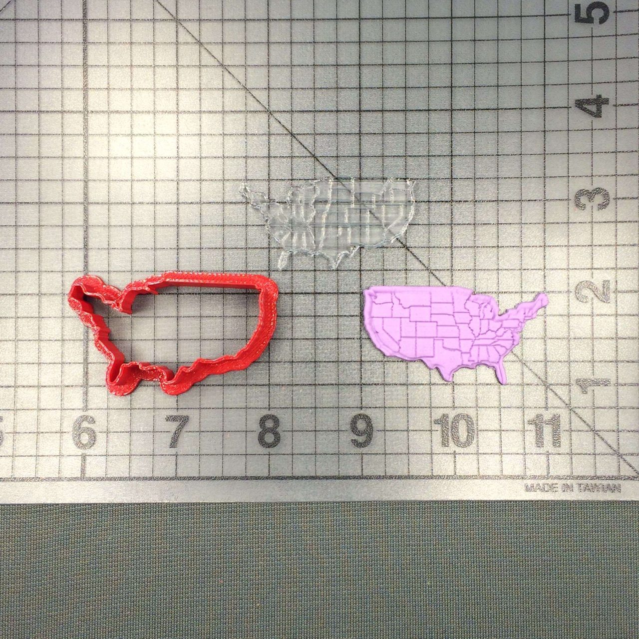 USA Cookie Cutter and Stamp Embossed (1)