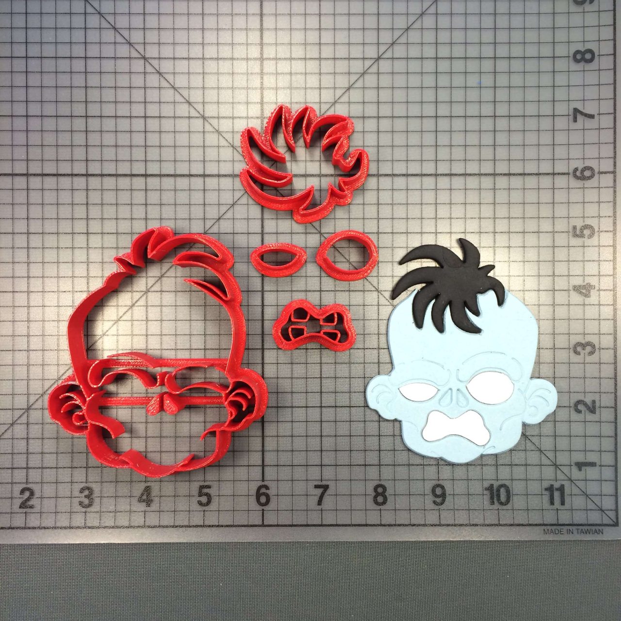 Zombie Face 101 Cookie Cutter Set