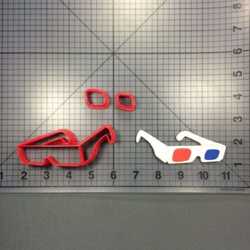 3D Glasses 100 Cookie Cutter Set