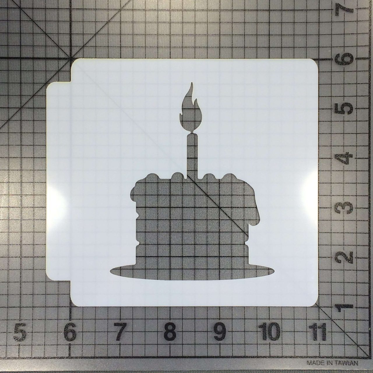 Birthday Cake Stencil 101