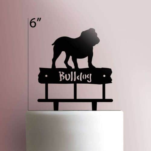 Bulldog Cake Topper 100