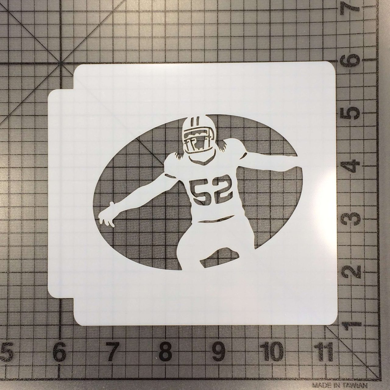 Football Stencil 107
