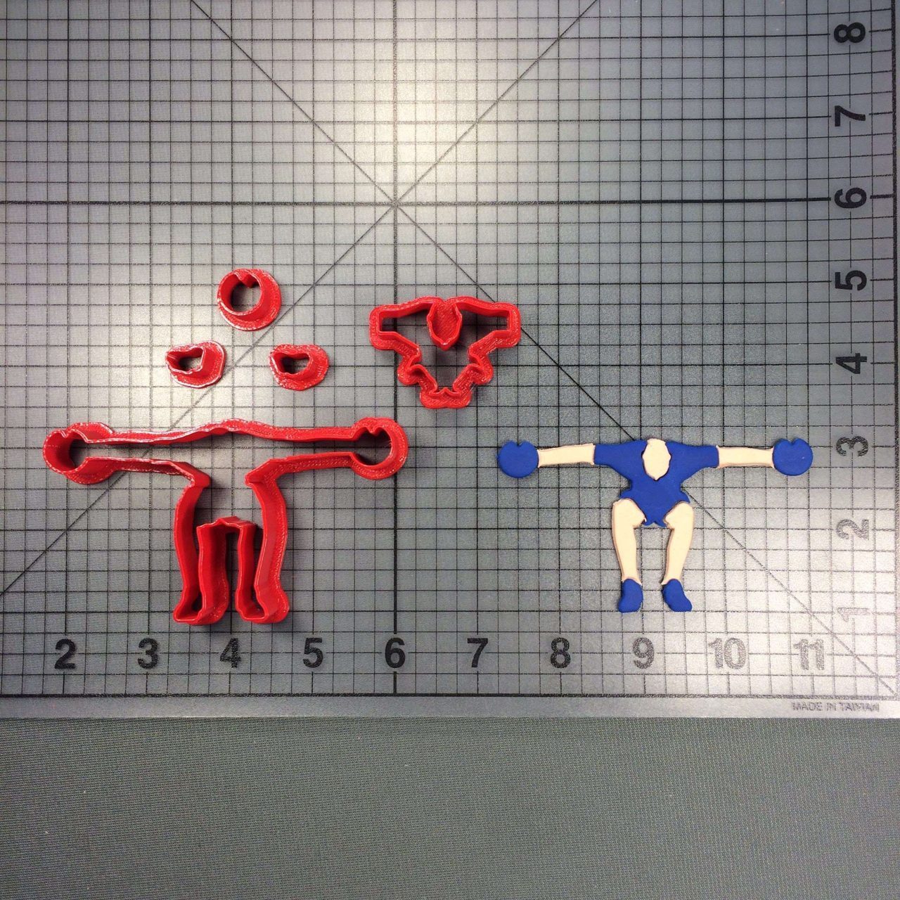 Gym Pose 100 Cookie Cutter Set