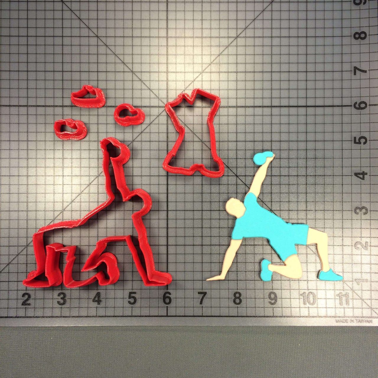 Gym Pose 102 Cookie Cutter Set