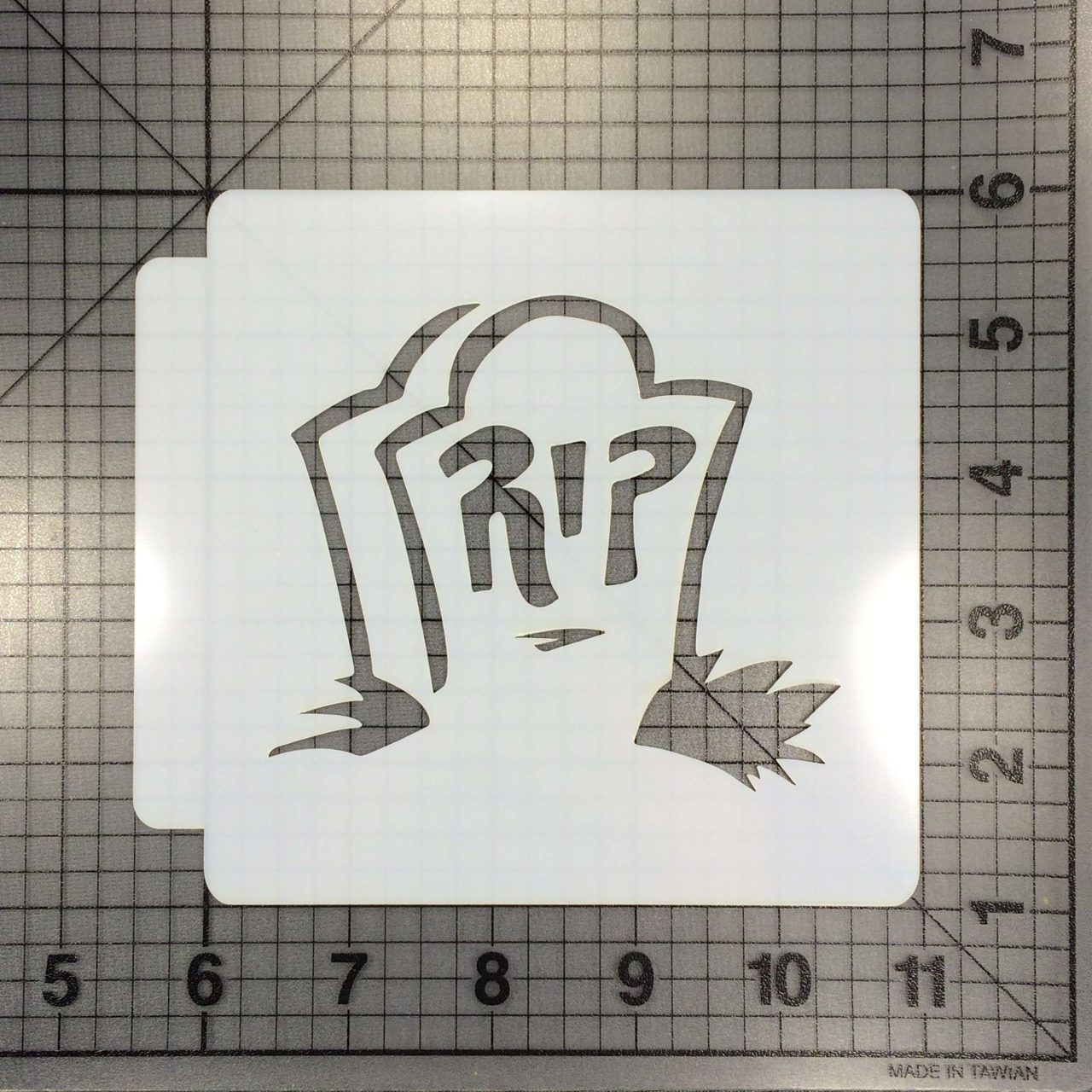 Halloween Grave Stencil 100