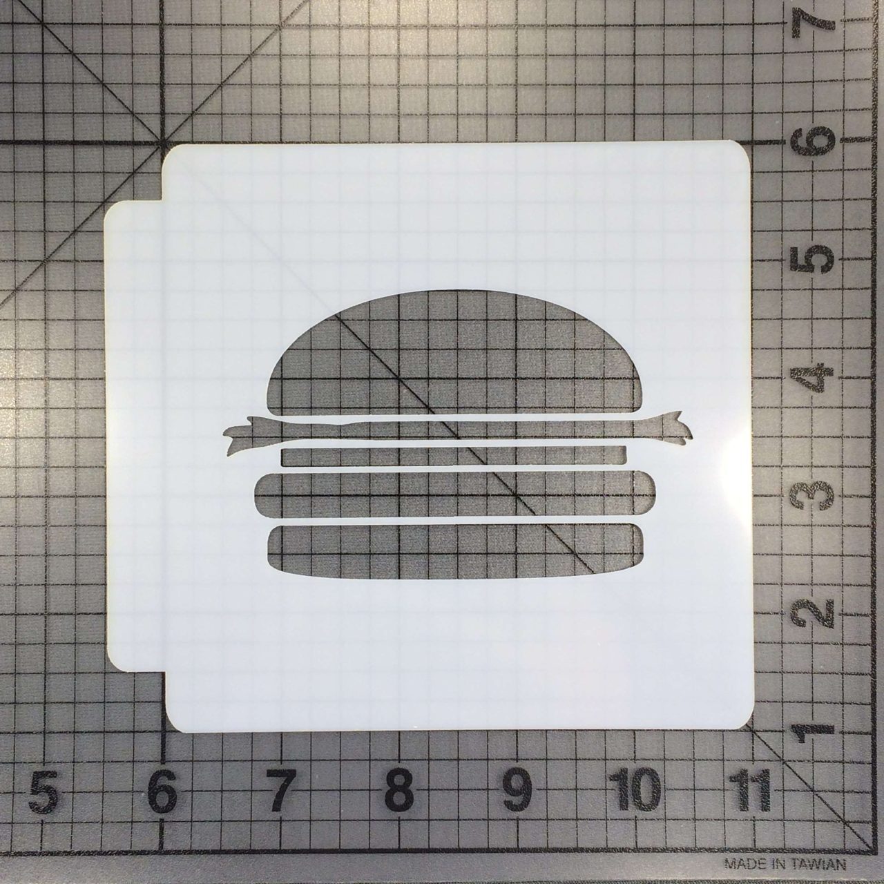 Hamburger Stencil 100