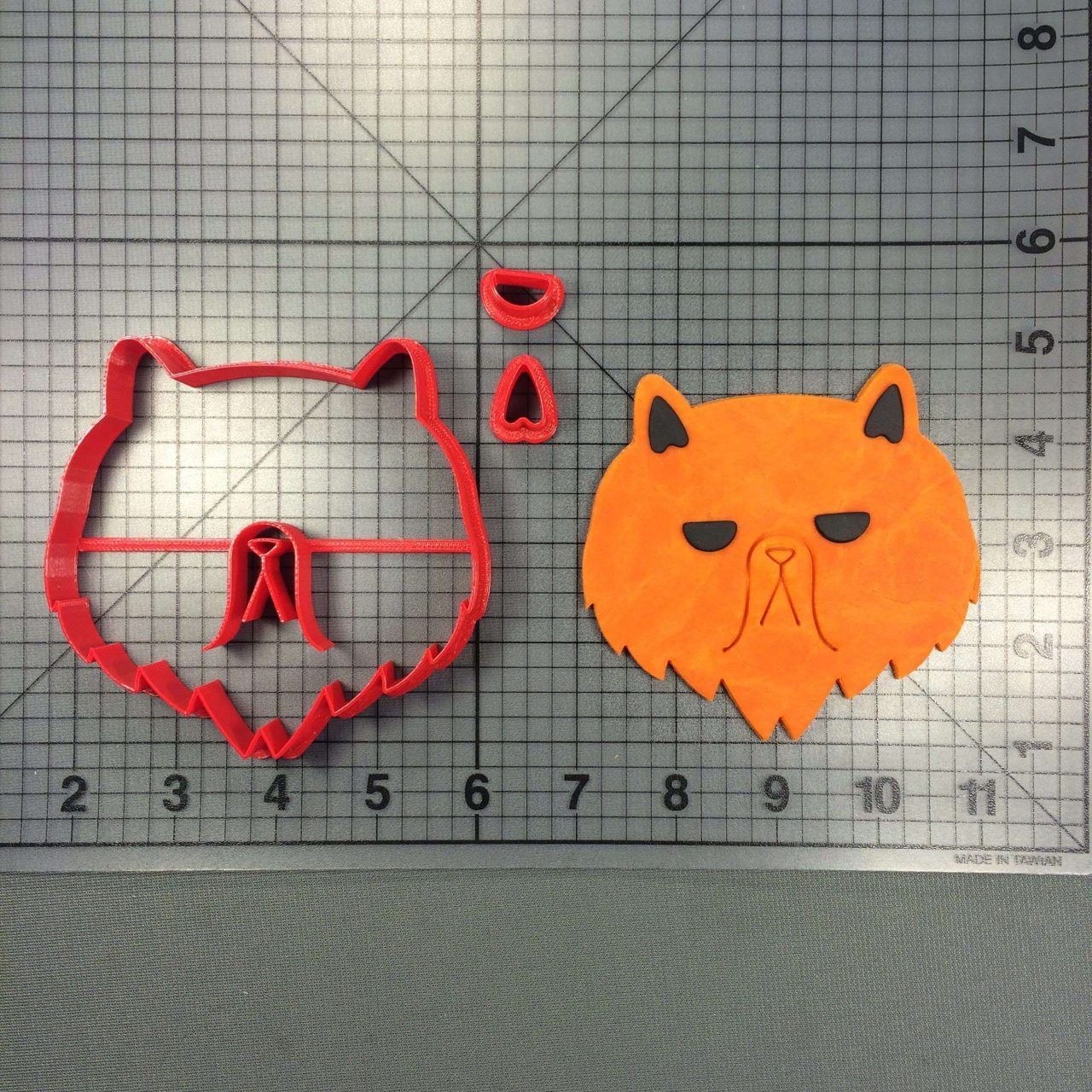 Cat Head 266-E263 Cookie Cutter Set