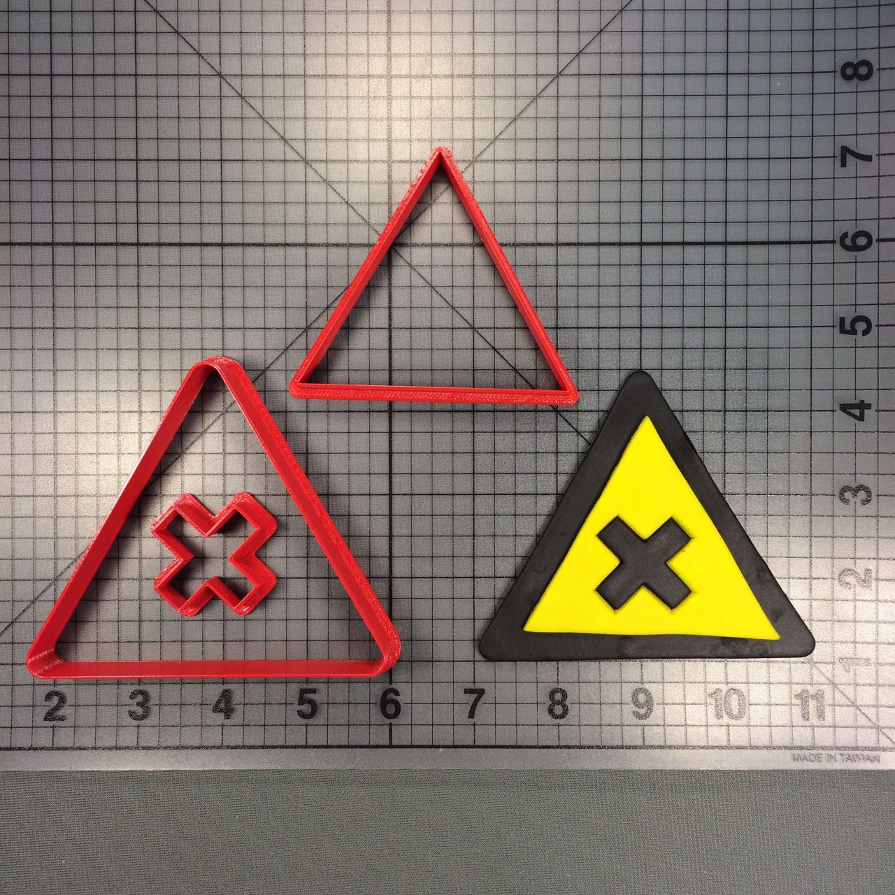Warning Sign 101 Cookie Cutter Set