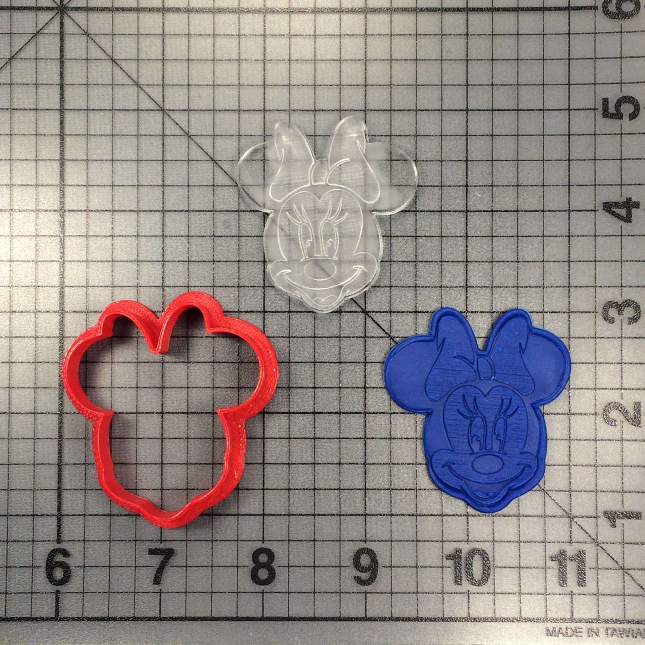Minnie Mouse 100 Cookie Cutter and Stamp (Imprinted 1)