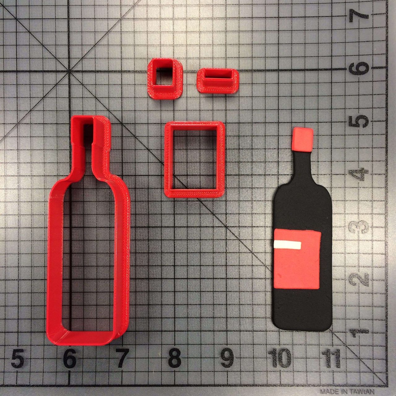 Wine Bottle 102 Cookie Cutter Set