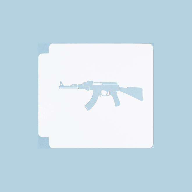 AK 47 Stencil 100