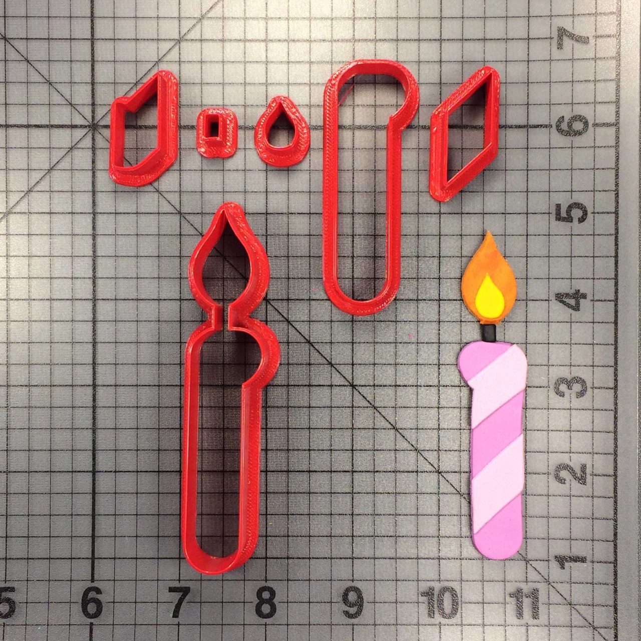 Candle Number 1 100 Cookie Cutter Set