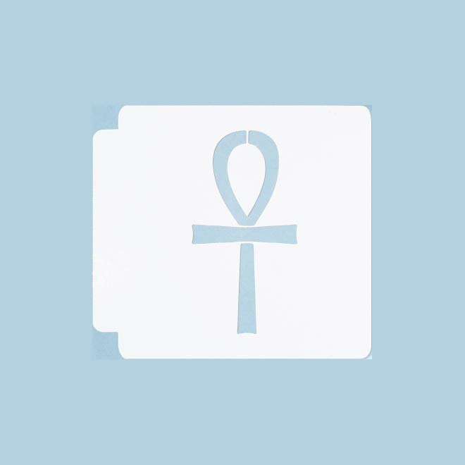 Egyptian Ankh Stencil 100